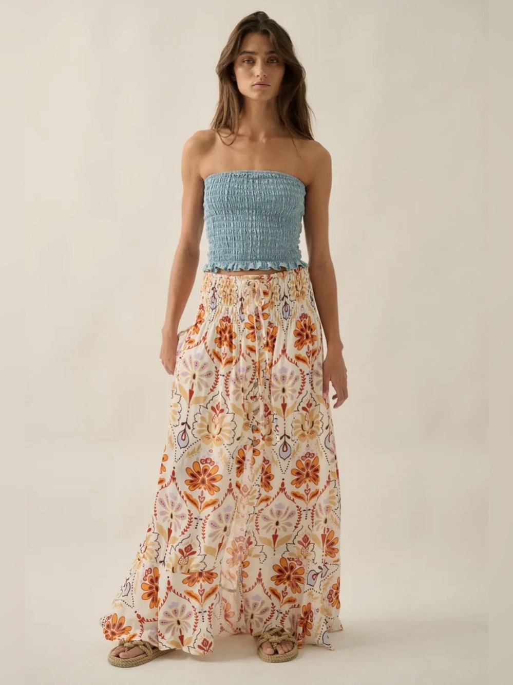Ornate Floral Skirt